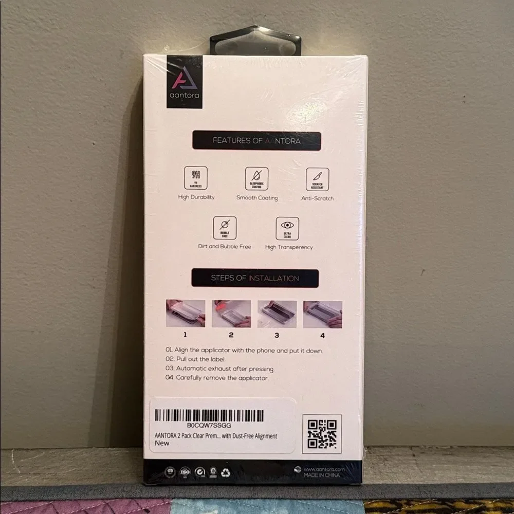 Premium Tempered Glass Screen Protector 2 Pack for iPhone 15 NWT